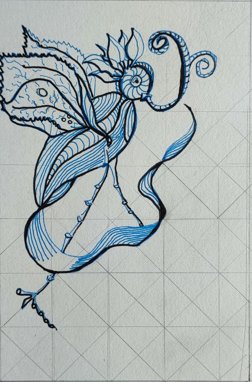 Mon projet du cours : Dessin de créatures fantastiques inspirées de la nature 4