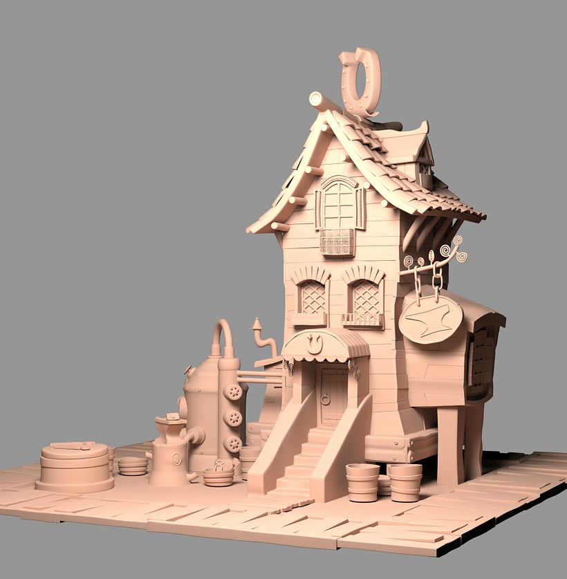 My project for course: Creation of 3D Scenes from Scratch in Maya 2