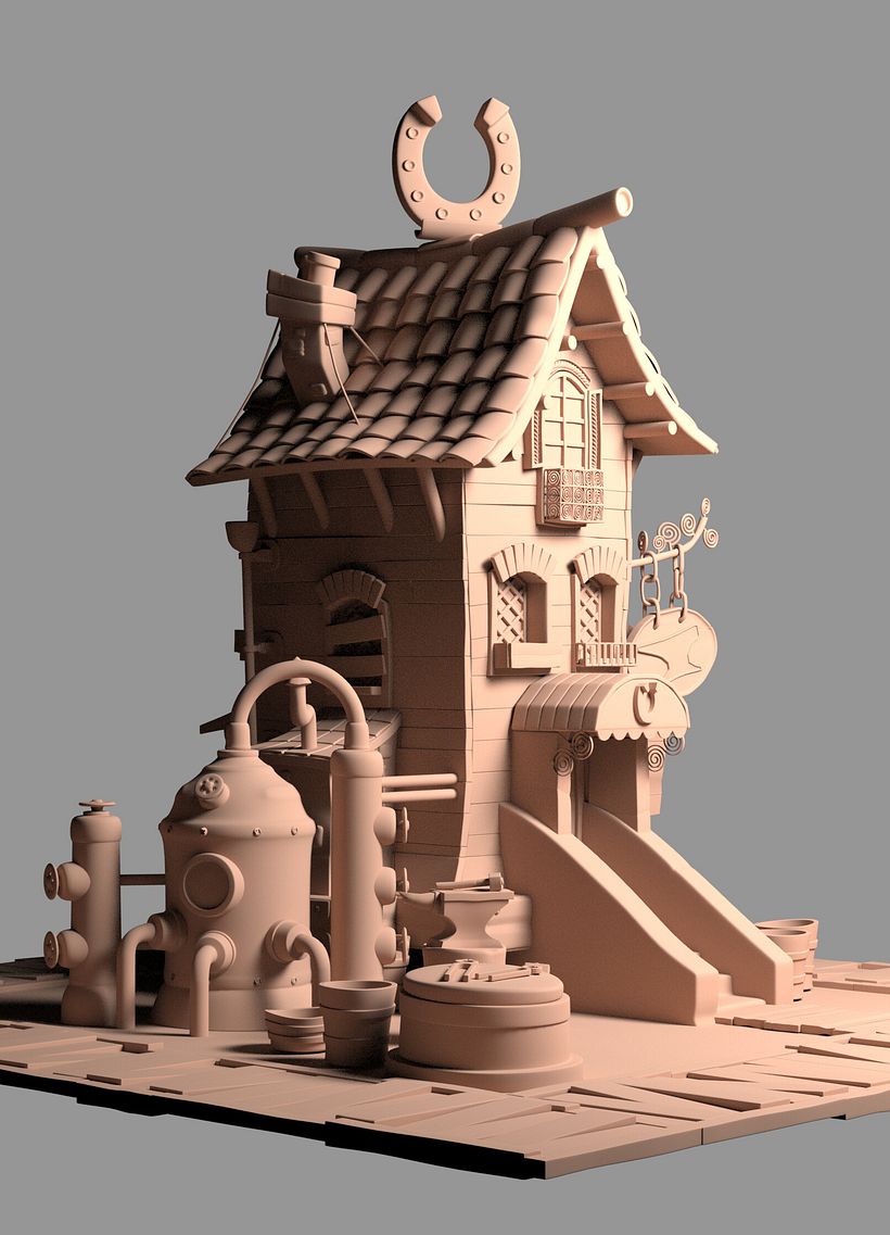 My project for course: Creation of 3D Scenes from Scratch in Maya 3