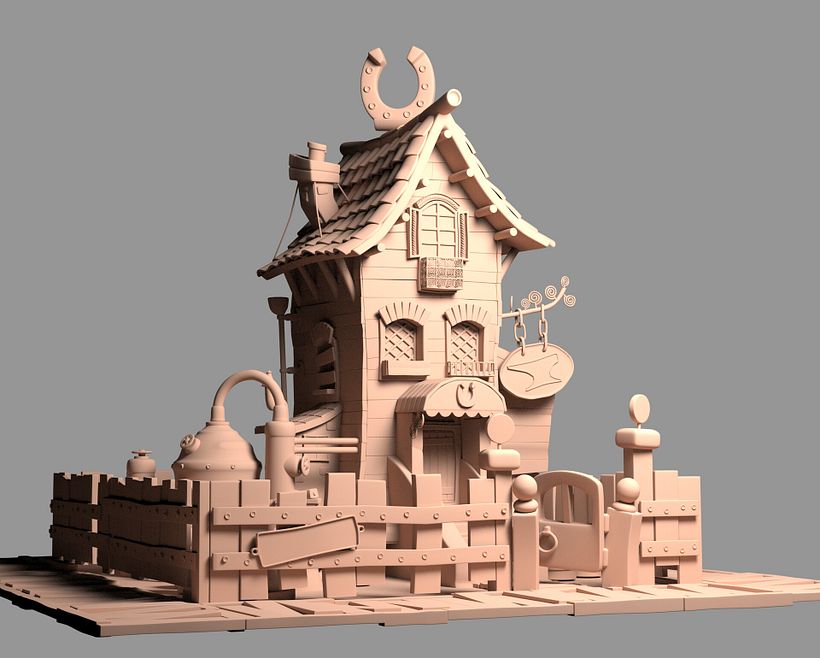 My project for course: Creation of 3D Scenes from Scratch in Maya 5