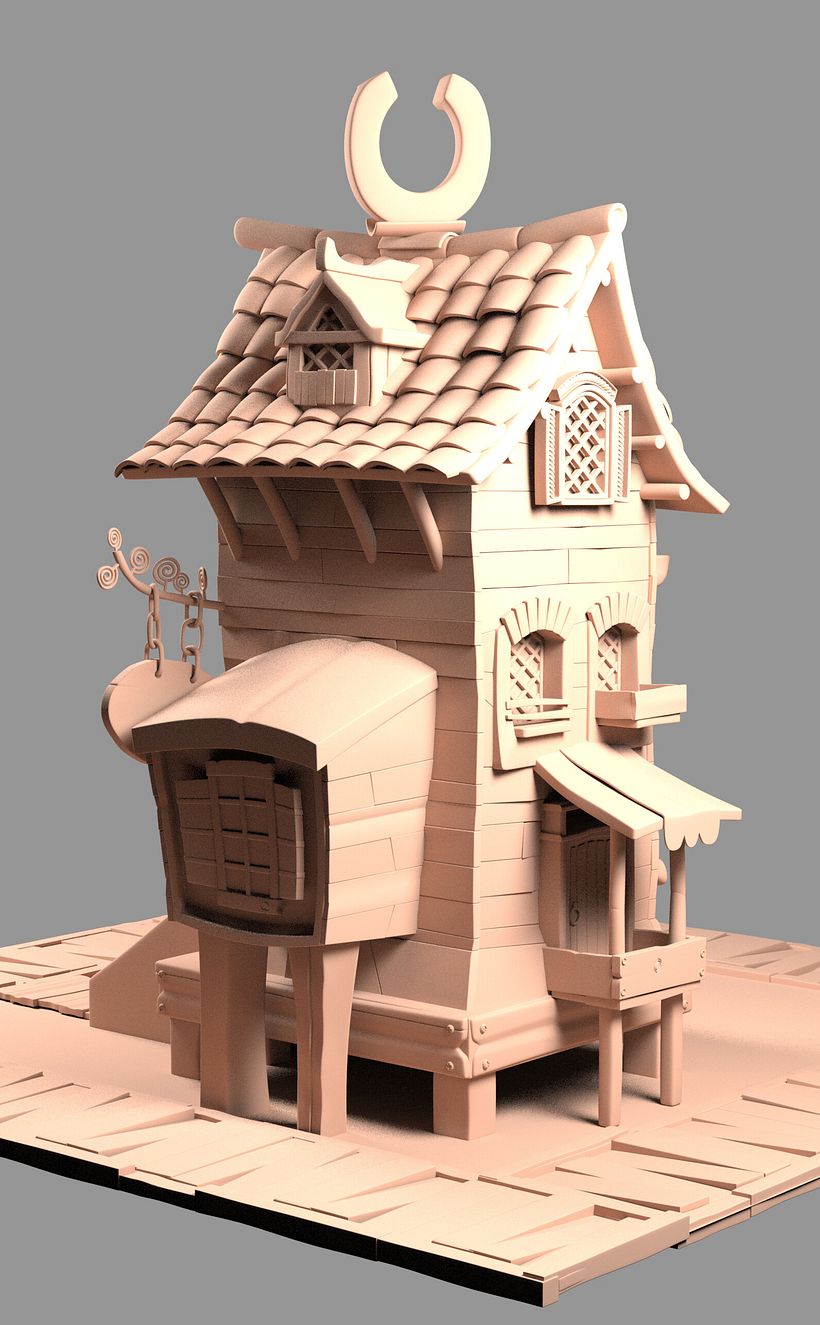 My project for course: Creation of 3D Scenes from Scratch in Maya 8