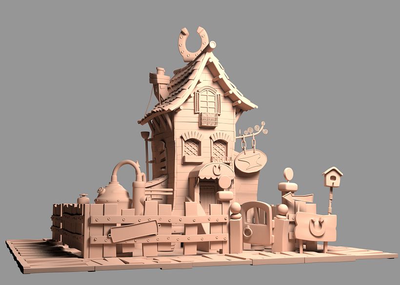 My project for course: Creation of 3D Scenes from Scratch in Maya 11