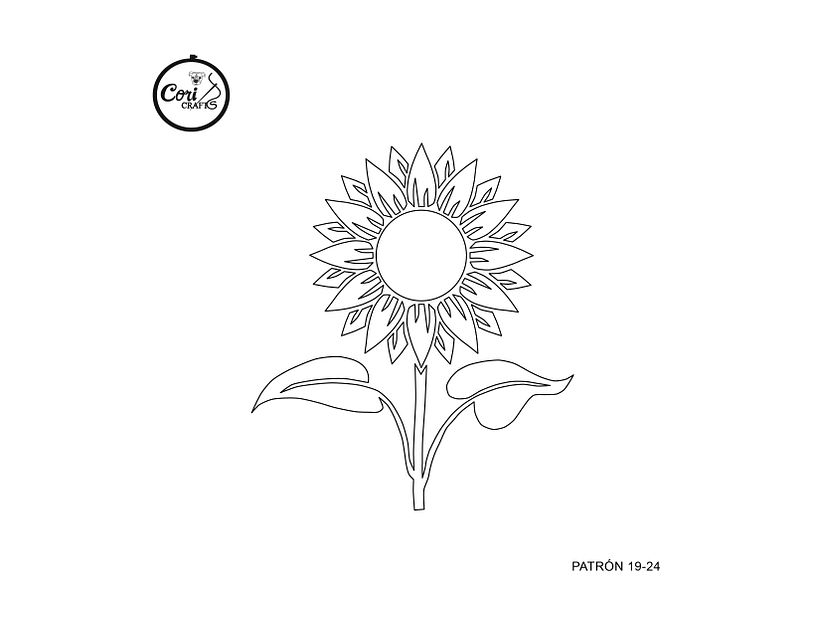 Patrón gratis para bordar Julio 2024