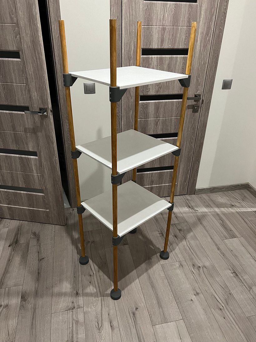 Toy Shelf: Furniture Making with 3D Printing and Wood 2