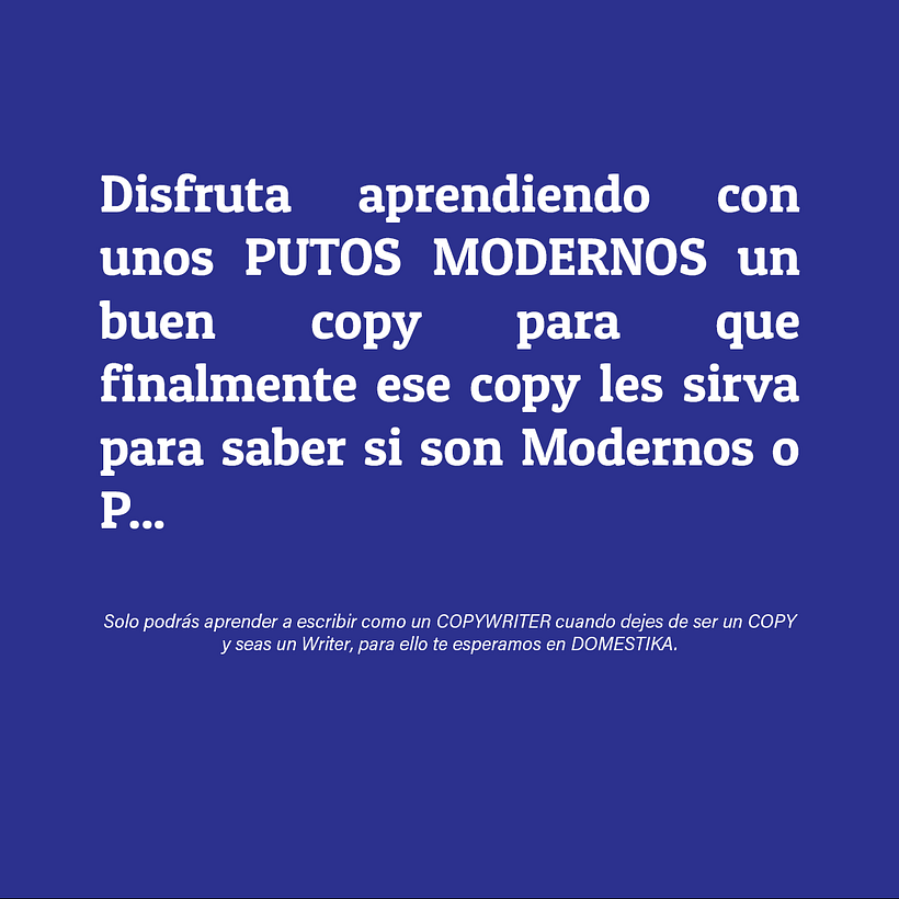 Copywriting para copywriters Proyecto Final? 2