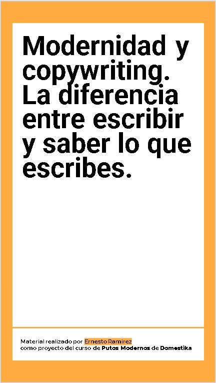 Copywriting para copywriters Proyecto Final? 3
