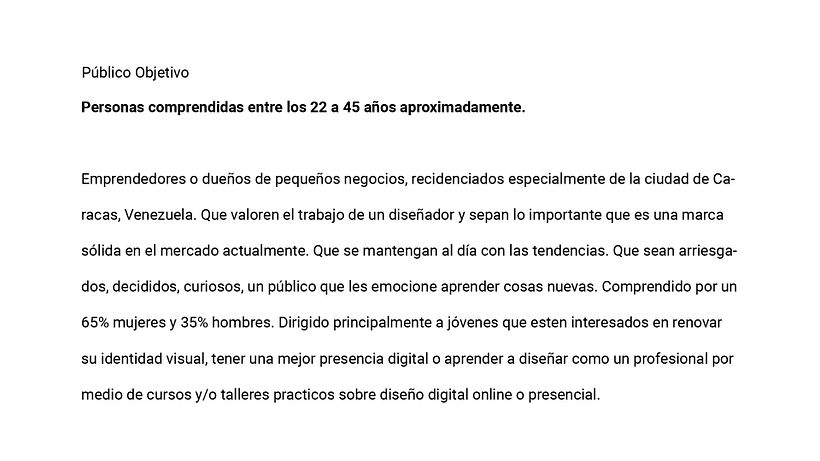 Mi proyecto del curso: Principios de conceptualización y branding 2