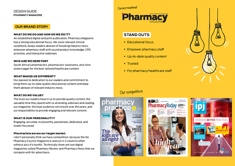An ongoing project but this definitely helped client focus their strategy and informed my design direction.