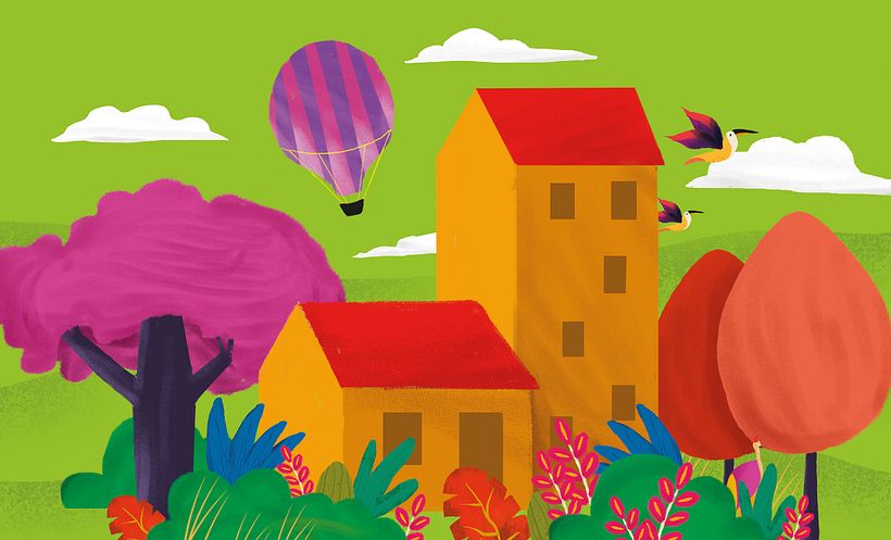 Meu projeto do curso: Ilustração flat com Photoshop 2