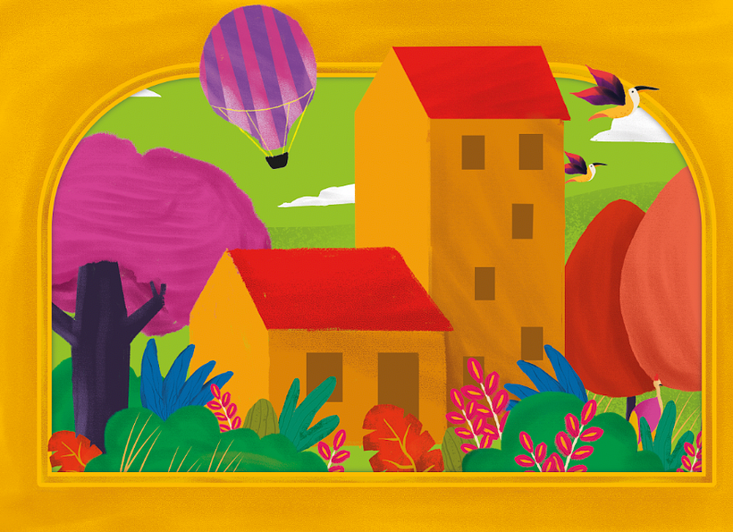 Meu projeto do curso: Ilustração flat com Photoshop 6