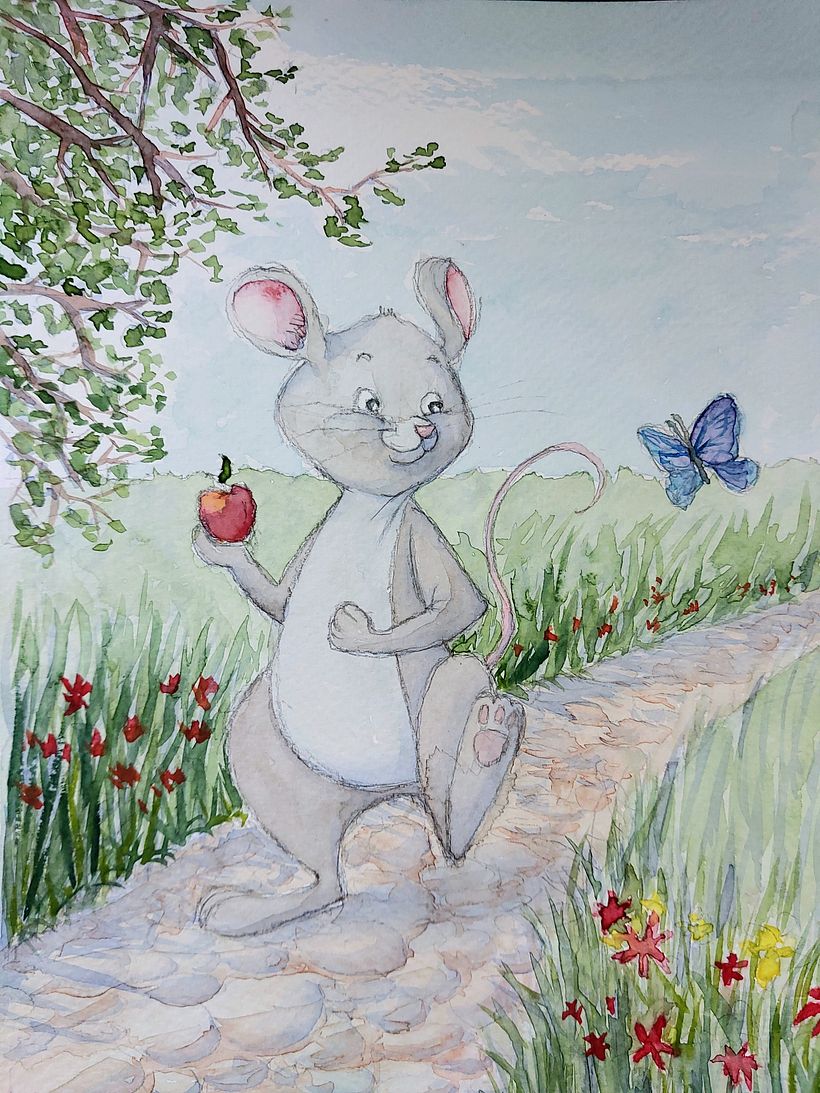 My project for course: Animal Characters in Watercolor for Children’s Books 1