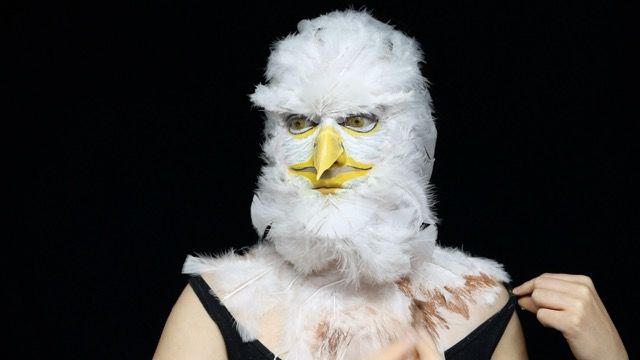 Happy 4th of July! Cursed Bald Eagle Makeup 🦅 🇺🇸 9