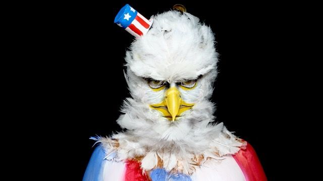 Happy 4th of July! Cursed Bald Eagle Makeup 🦅 🇺🇸 11
