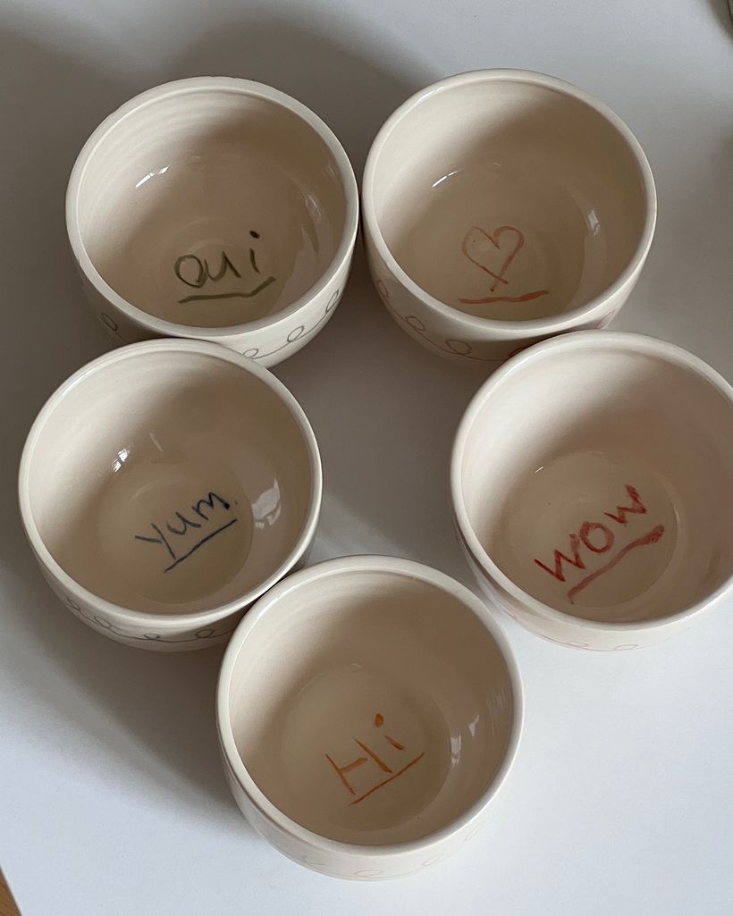 Customized Bowl and Plate set 1