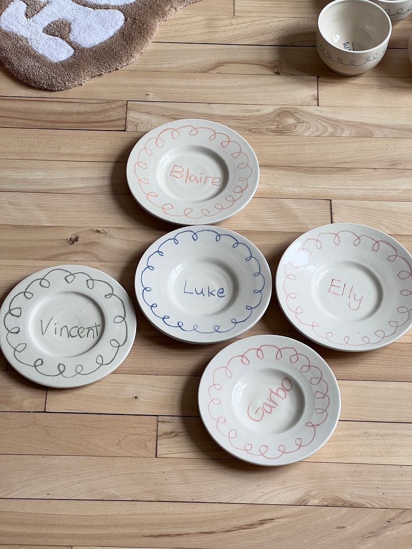 Customized Bowl and Plate set 3