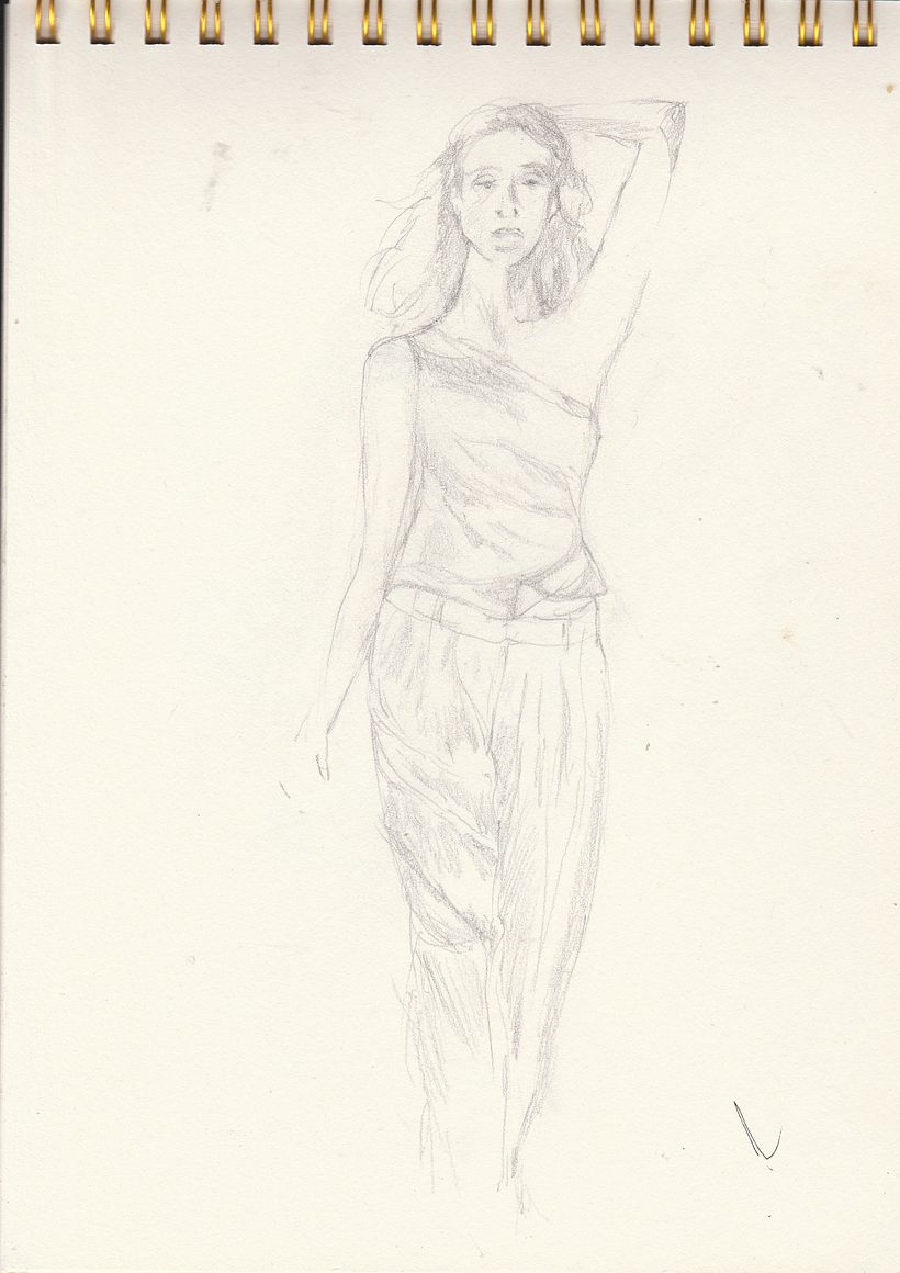 My project for course: Watercolor Fashion Illustration: Silhouette, Color and Flow 4