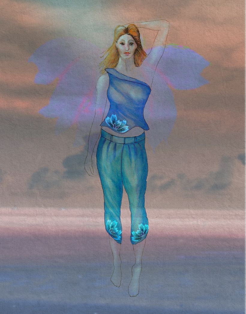 My project for course: Watercolor Fashion Illustration: Silhouette, Color and Flow 6