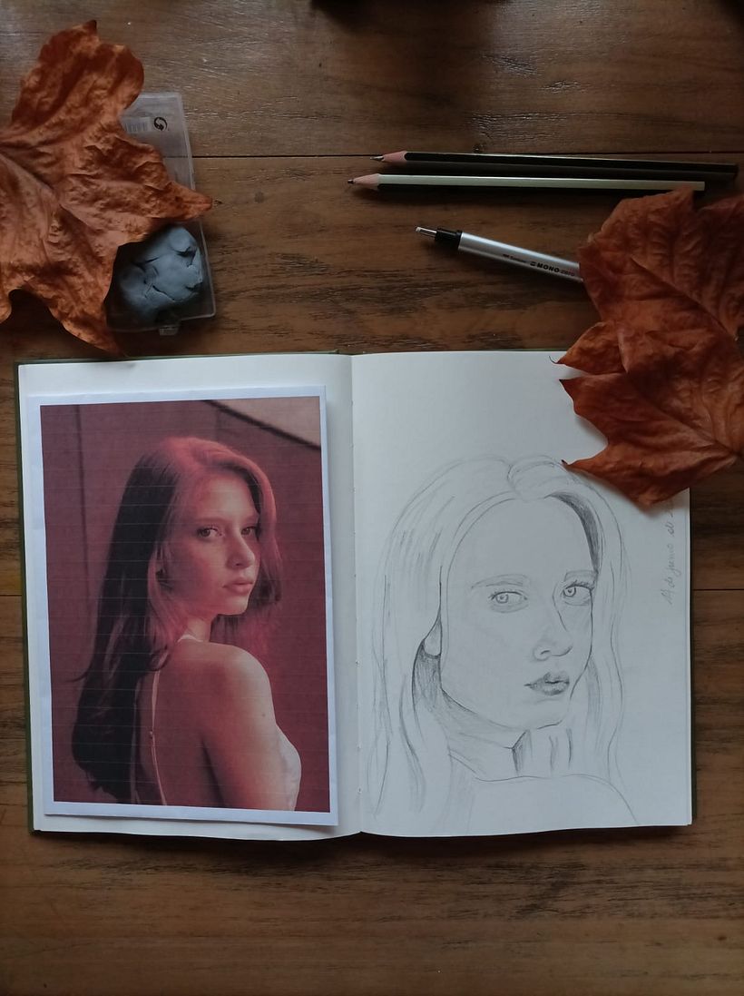Mi proyecto del curso: Sketchbook de retrato: explora el rostro humano 2