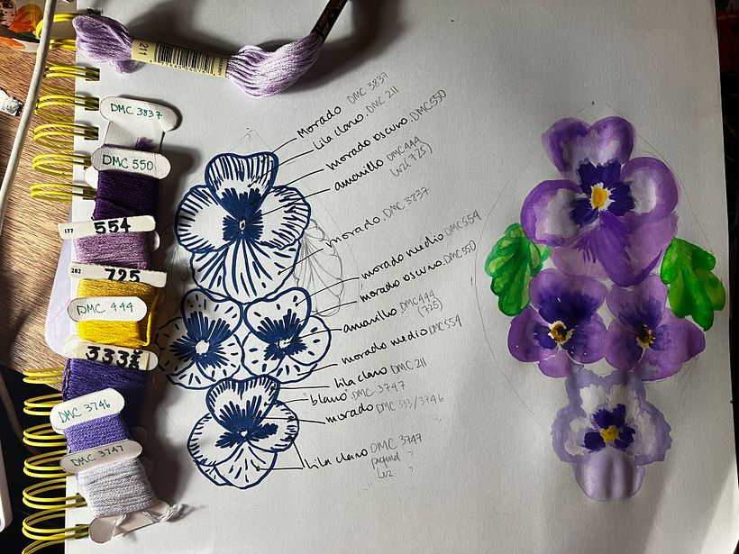 Mi proyecto del curso: Bordado freestyle sobre tul para principiantes 3