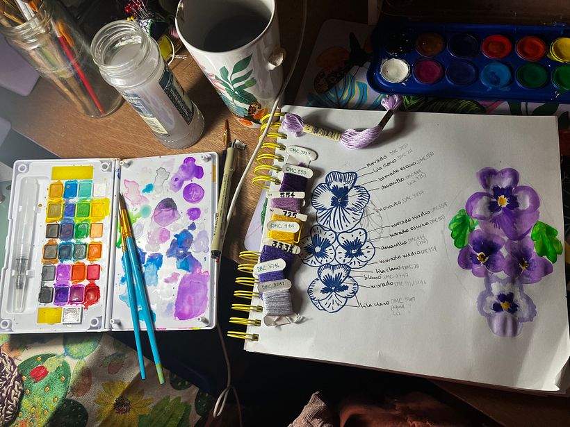 Mi proyecto del curso: Bordado freestyle sobre tul para principiantes 4