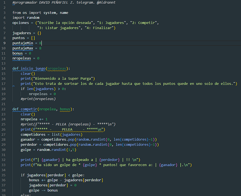 Mi proyecto del curso: La super purga 1