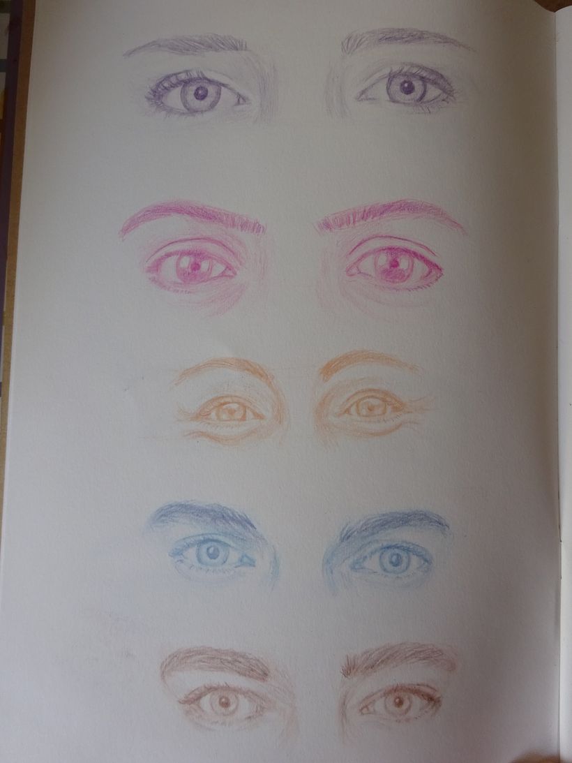 Mi proyecto del curso: Dibujo de retratos llamativos con lápices de colores 4