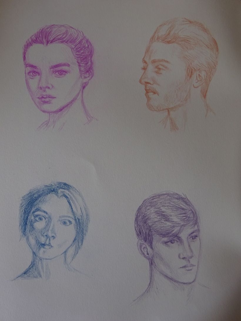 Mi proyecto del curso: Dibujo de retratos llamativos con lápices de colores 12