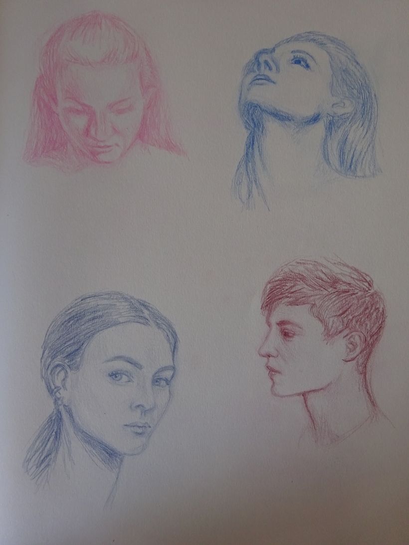 Mi proyecto del curso: Dibujo de retratos llamativos con lápices de colores 14