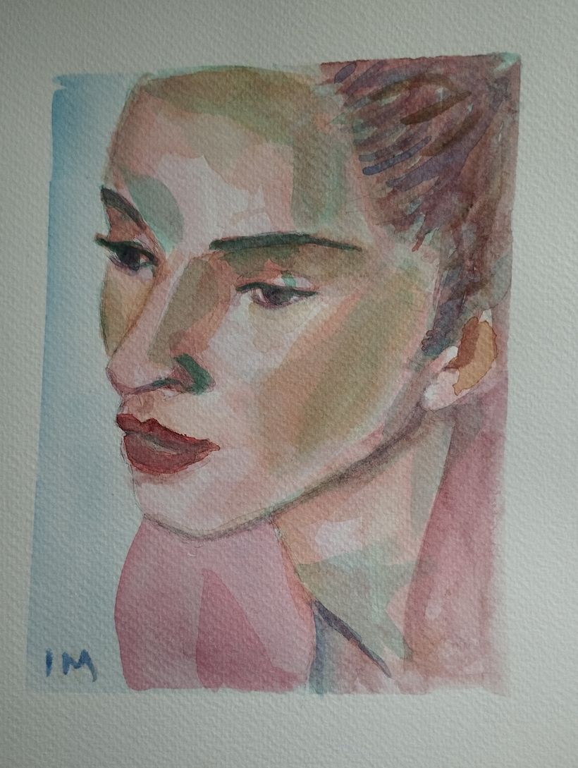 My project for course: Artistic Portrait with Watercolors 2