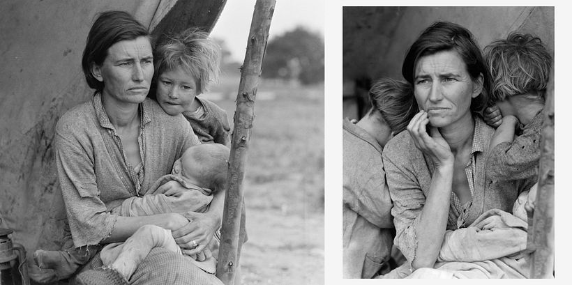 Photograph by Dorothea Lange