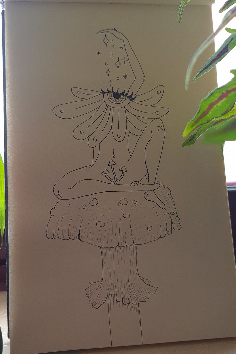 Meu projeto do curso: Design de tatuagem fine line: simbologia e magia 1