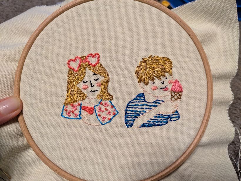 My project for course: Character Illustration with Needle and Thread 3