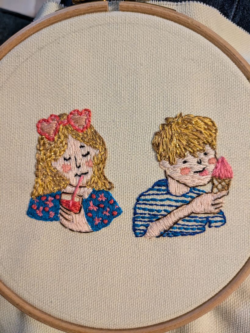 My project for course: Character Illustration with Needle and Thread 5