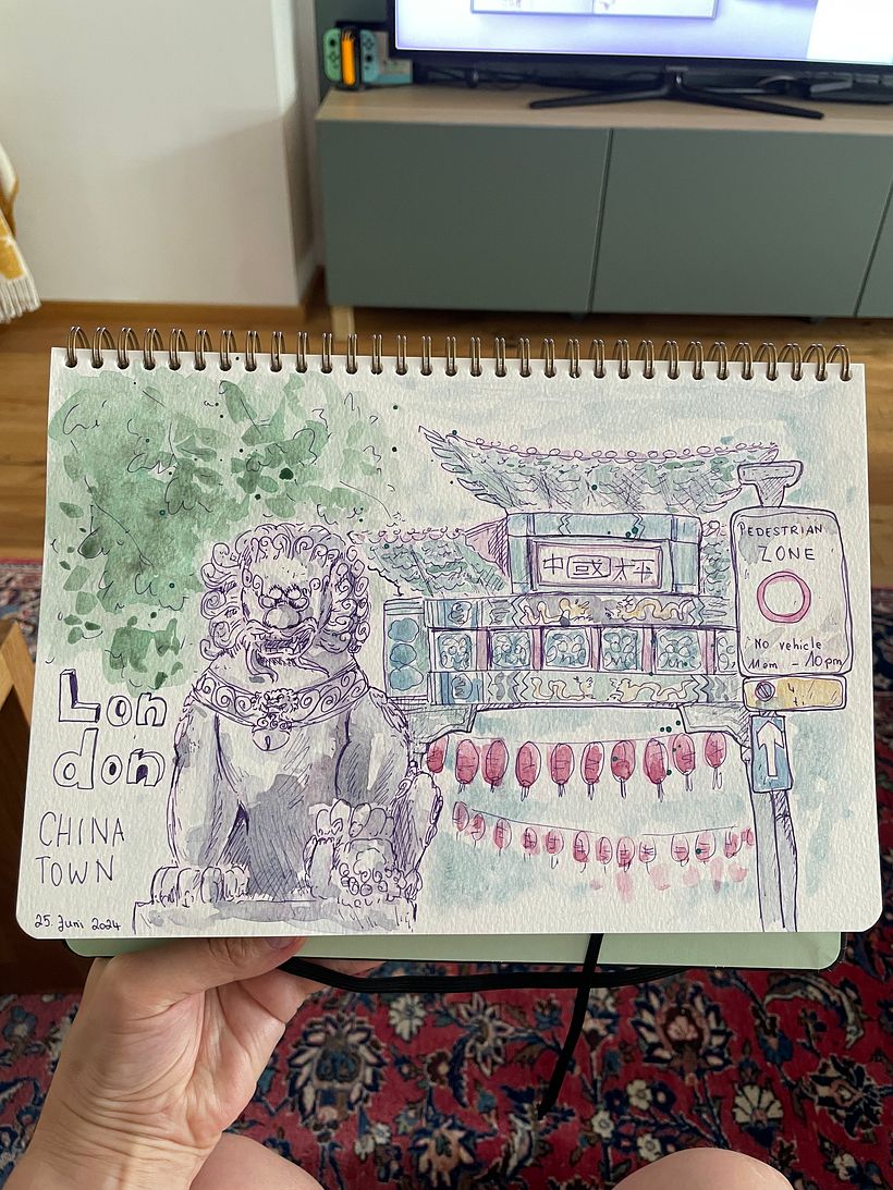 Final Page with Daniel Smith Aquarelle