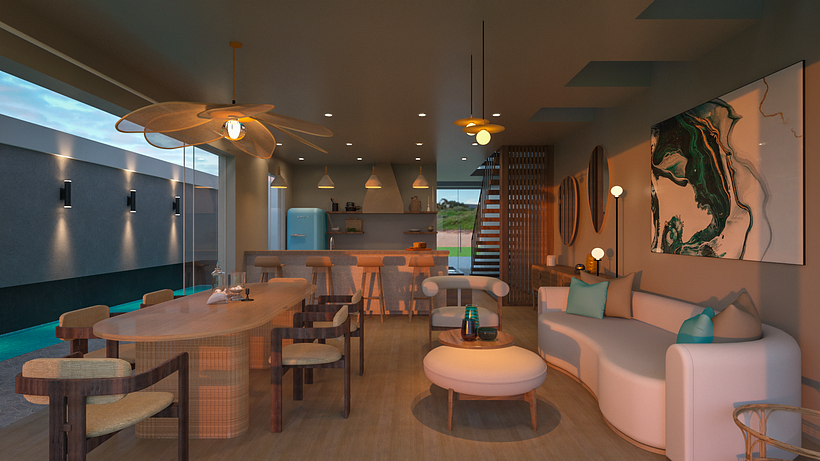 Render final con photoshop. 