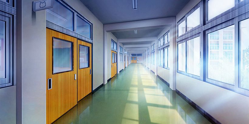 School Hallway