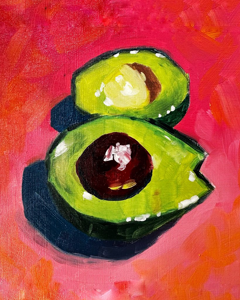 Meu projeto do curso: Técnicas de pintura contemporânea a óleo 1