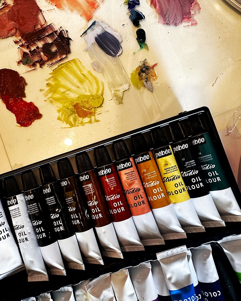 Meu projeto do curso: Técnicas de pintura contemporânea a óleo 2