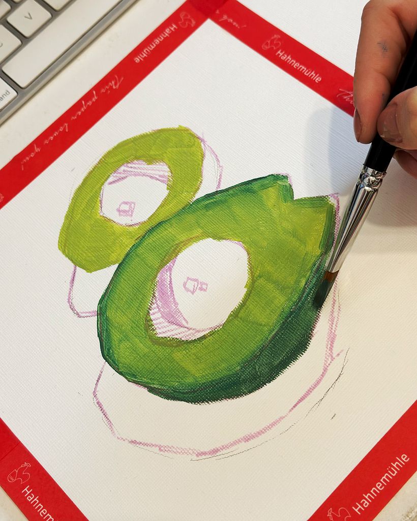 Meu projeto do curso: Técnicas de pintura contemporânea a óleo 3
