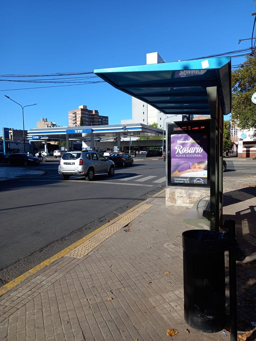 Una de las vistas del lugar elegido Avellaneda y Córdoba de la ciudad de Rosario