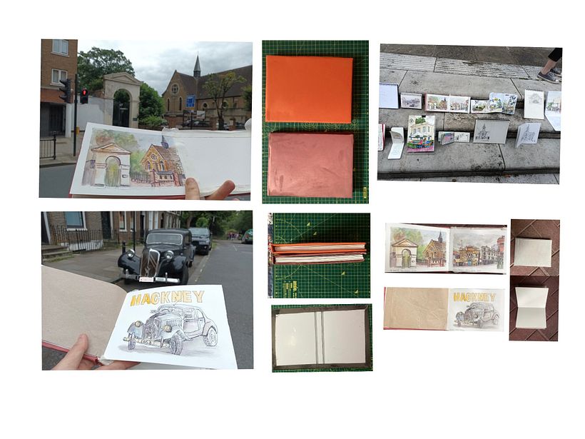 My project for course: Sketchbook Design and Binding 1