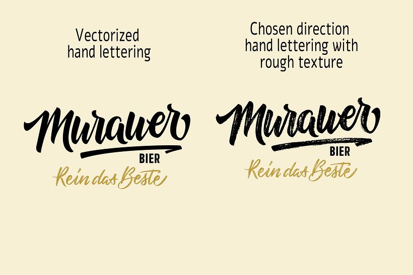 My project for course: Calligraphy and Gestural Lettering for Packaging Projects 9