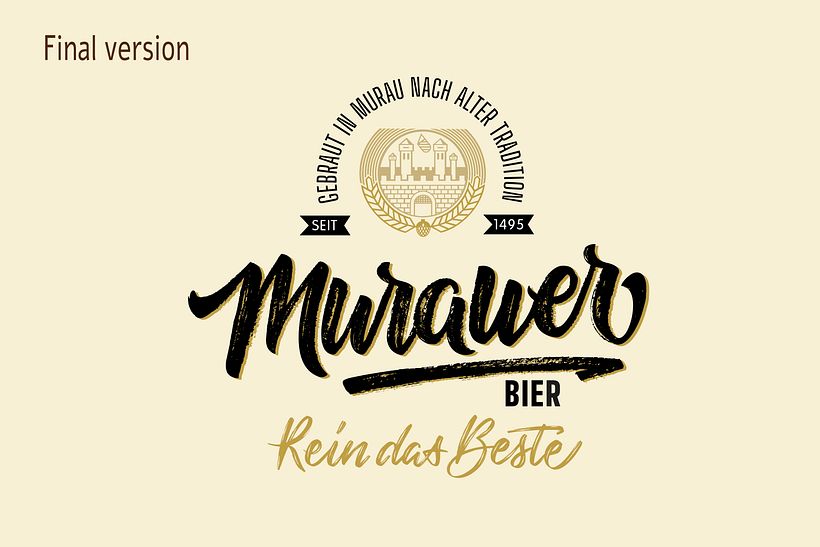 My project for course: Calligraphy and Gestural Lettering for Packaging Projects 10