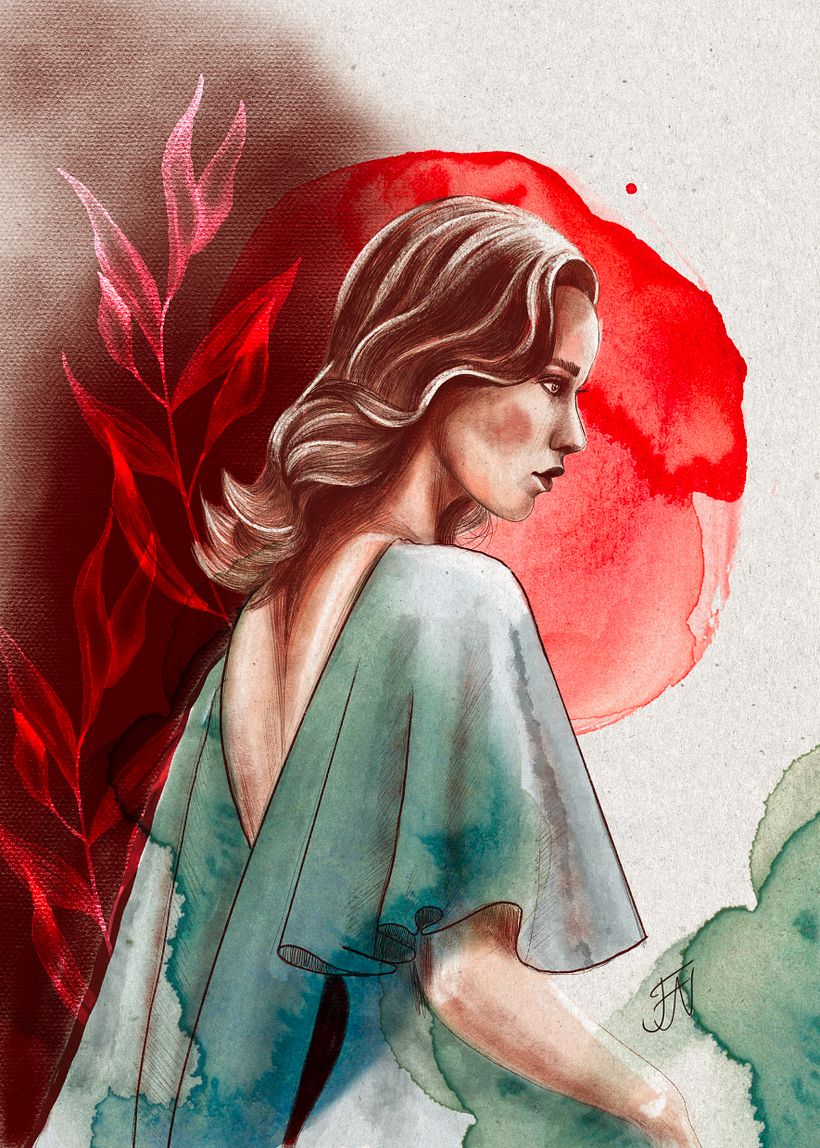 My project for course: Illustrated Portraits with Procreate 1