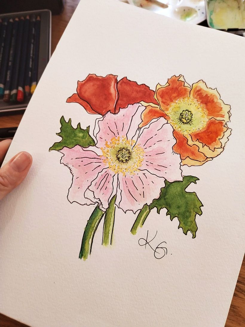 My project for course: Botanical Sketchbooking: A Meditative Approach 6