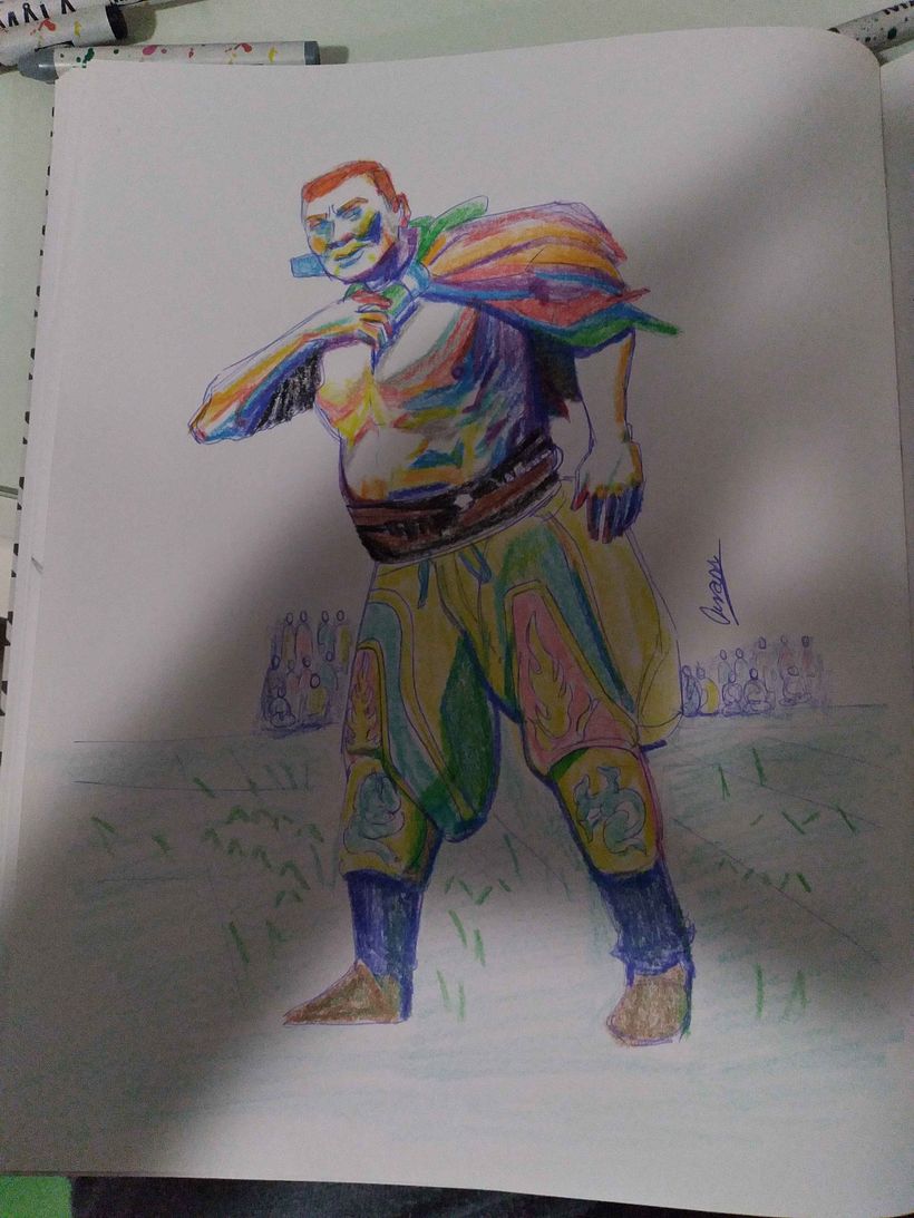 My project for course: Expressive Figure Drawing: Explore Lines, Shapes and Colors 1