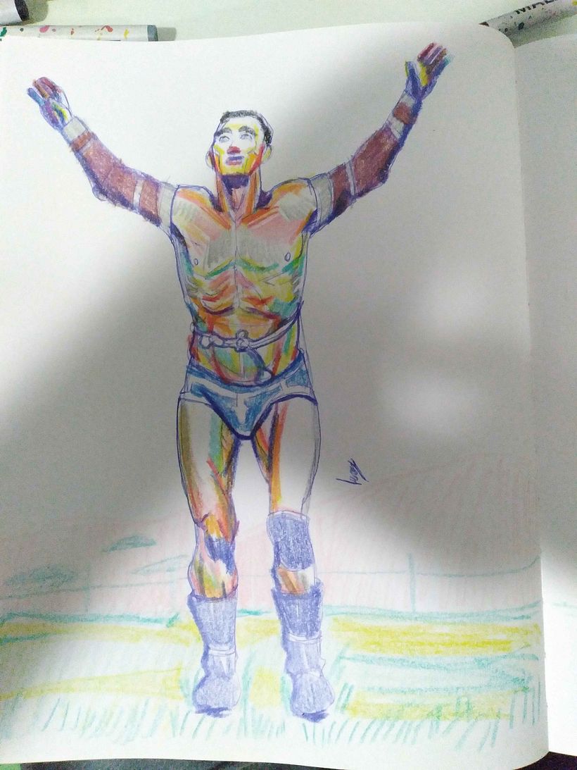 My project for course: Expressive Figure Drawing: Explore Lines, Shapes and Colors 2
