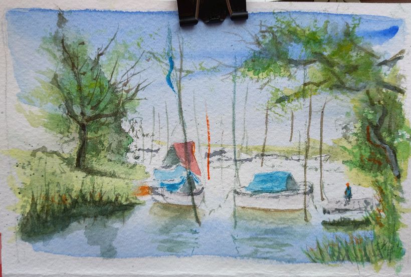 Kleine Skizze zum Plus Kurs mit Wasser 