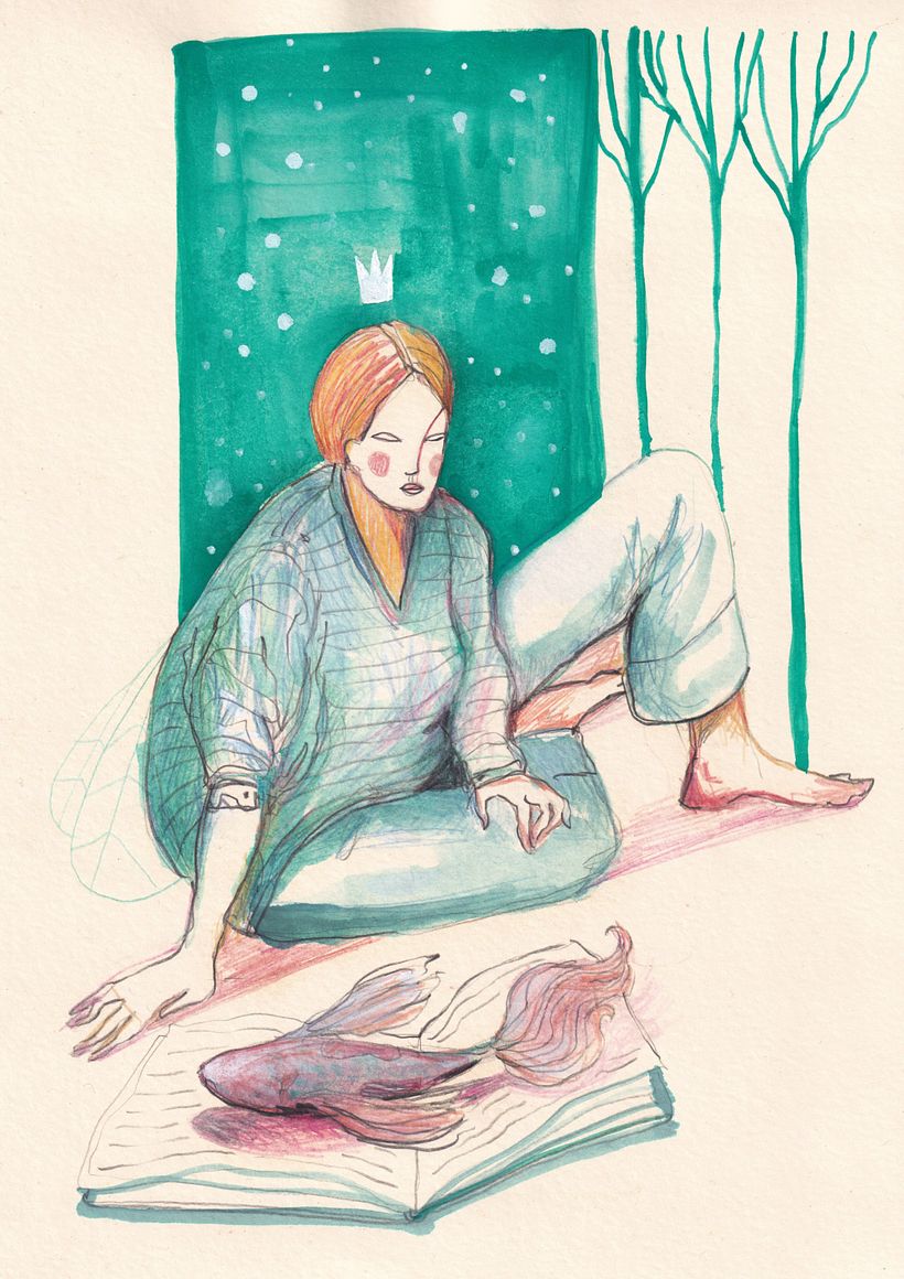 Mi proyecto del curso: Dibujo expresivo de la figura humana: explora formas y colores - Bellas Artes