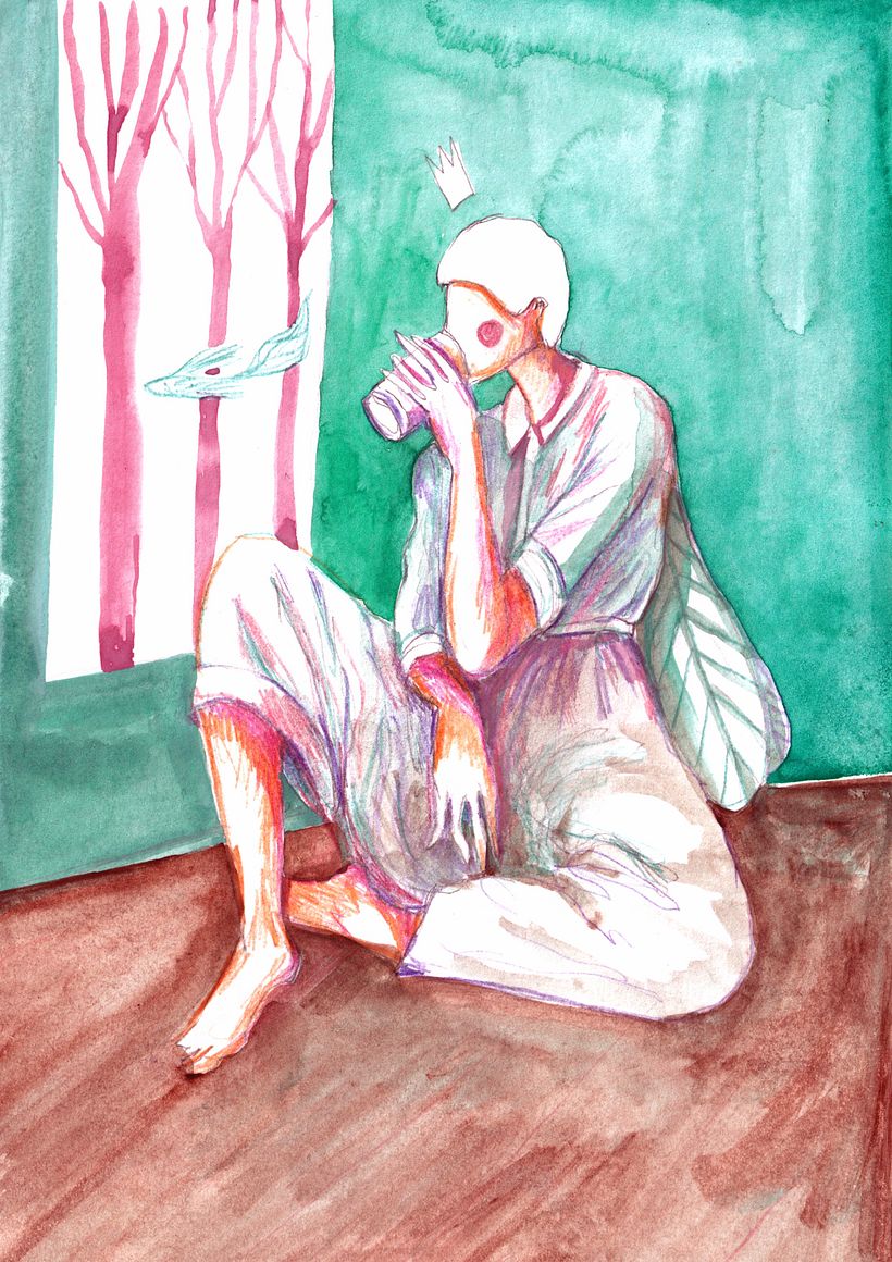 Mi proyecto del curso: Dibujo expresivo de la figura humana: explora formas y colores - Bellas Artes